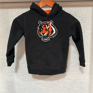 NFL Cincinnati Bengals Youth Team Logo Pullover Hoodie - Black